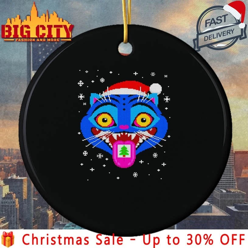 Santa Cat A Derpy ugly Christmas shirt