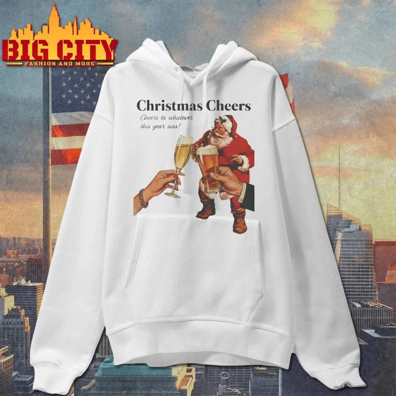 Santa Christmas Cheers To Whatever This Year Was shirt