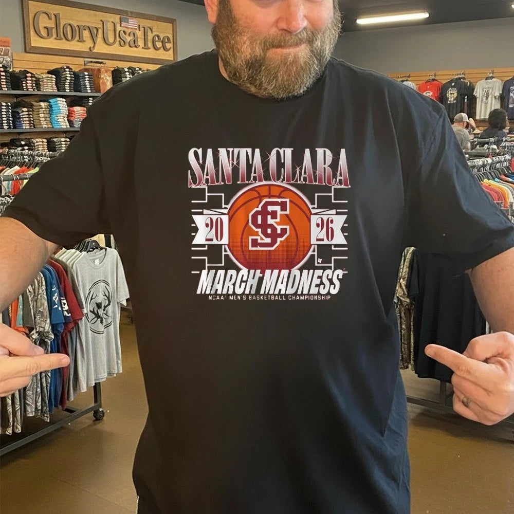 Santa Clara Broncos WBB 2026 March Madness NCAA Men’s Basketball Championship Shirt