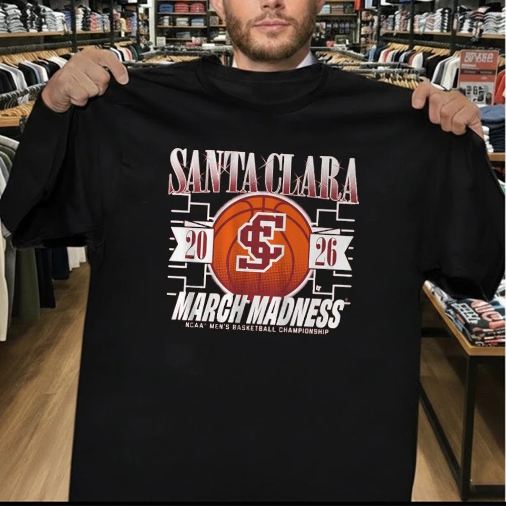 Santa Clara Broncos WBB 2026 March Madness NCAA Men’s Basketball Championship Shirt