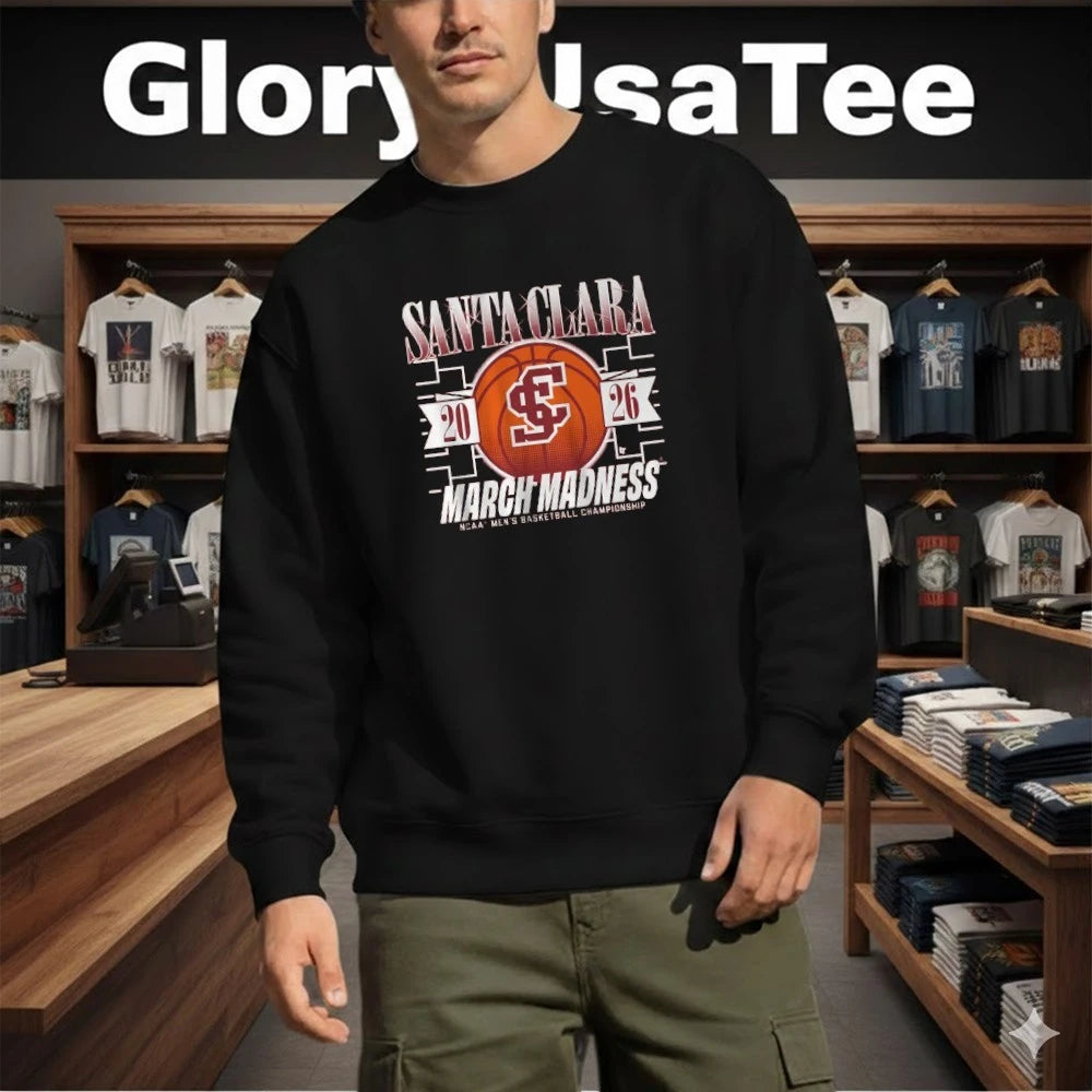 Santa Clara Broncos WBB 2026 March Madness NCAA Men’s Basketball Championship Shirt