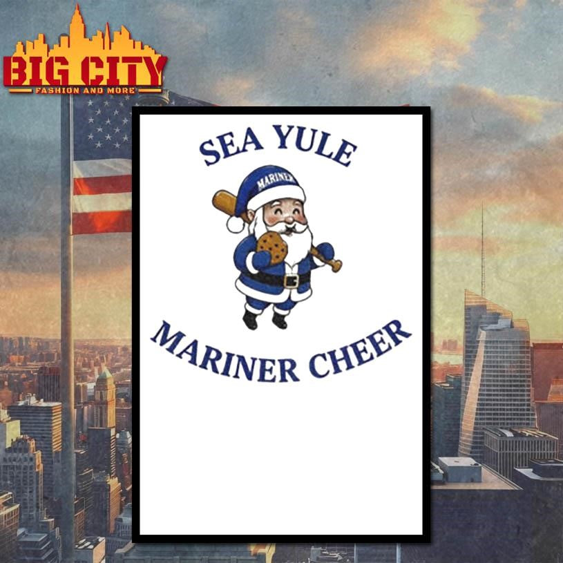 Santa Claus Seattle Mariners Sea Yule Mariner Cheer Baseball Christmas MLB shirt