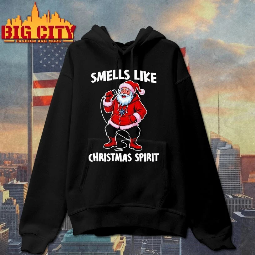 Santa Claus Smells Like Christmas Spirit christmas 2025 shirt