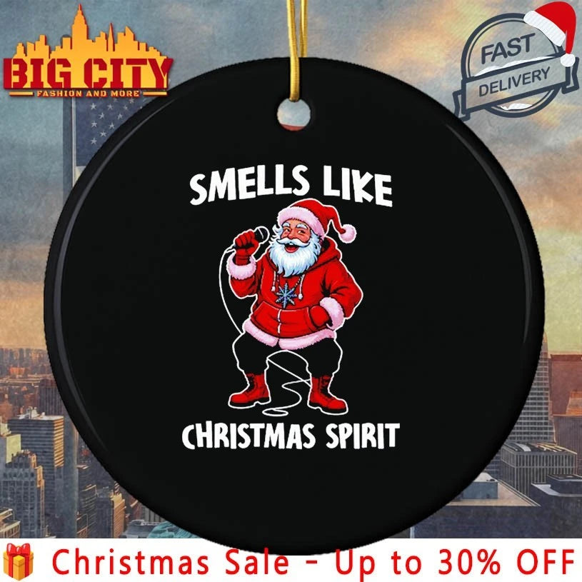Santa Claus Smells Like Christmas Spirit christmas 2025 shirt