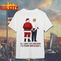 Santa Claus Trump go to jail all I want for Christmas is Trump impeached Christmas shirt