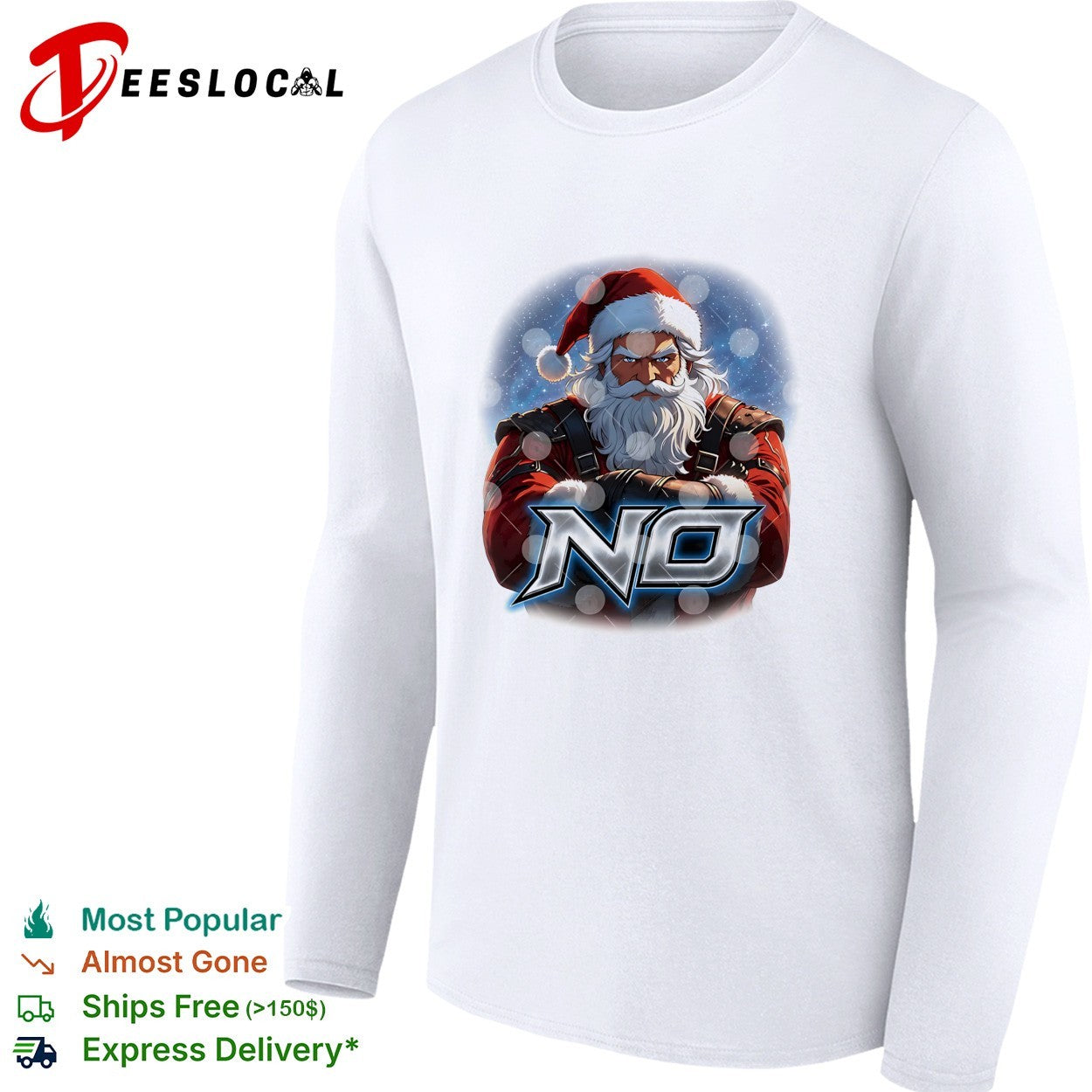 Santa Claus no for the holiday christmas season shirt