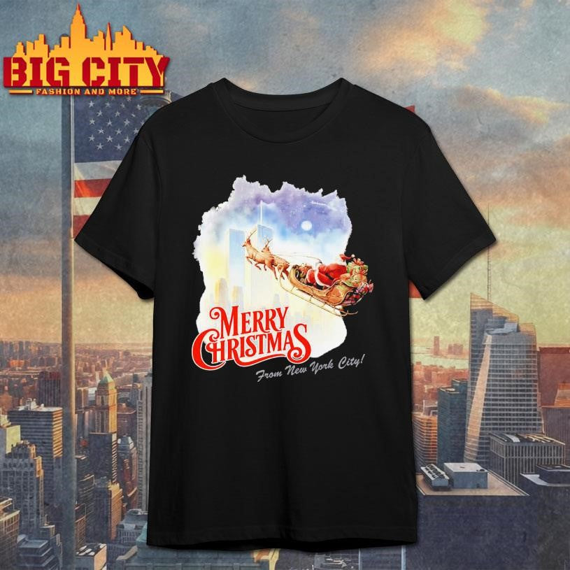 Santa Clauses 9 11 Merry Christmas From New York City shirt