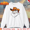 Santa Cowboy face Christmas 2025 shirt