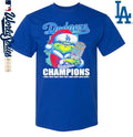 Santa Grinch Los Angeles Dodgers 2025 World Series Champions T-Shirt