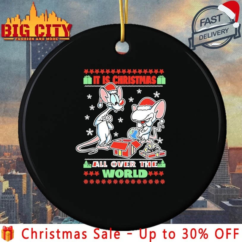 Santa Mouse It’s Christmas All Over The World ugly 2025 shirt