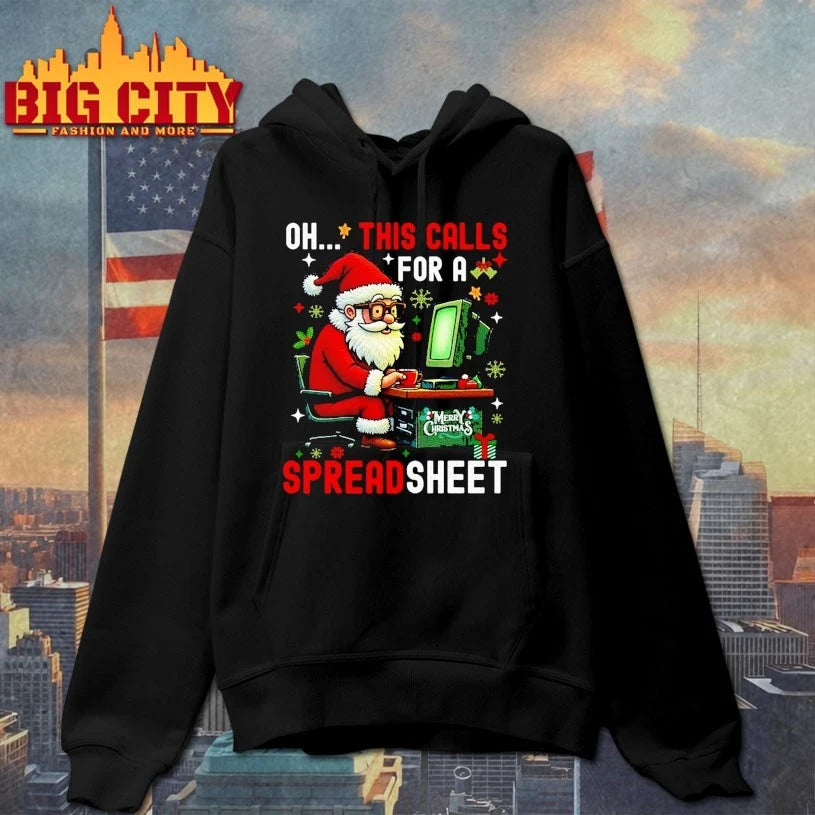 Santa Ooh This Calls For A Spreadsheet shirt