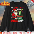 Santa Ooh This Calls For A Spreadsheet shirt