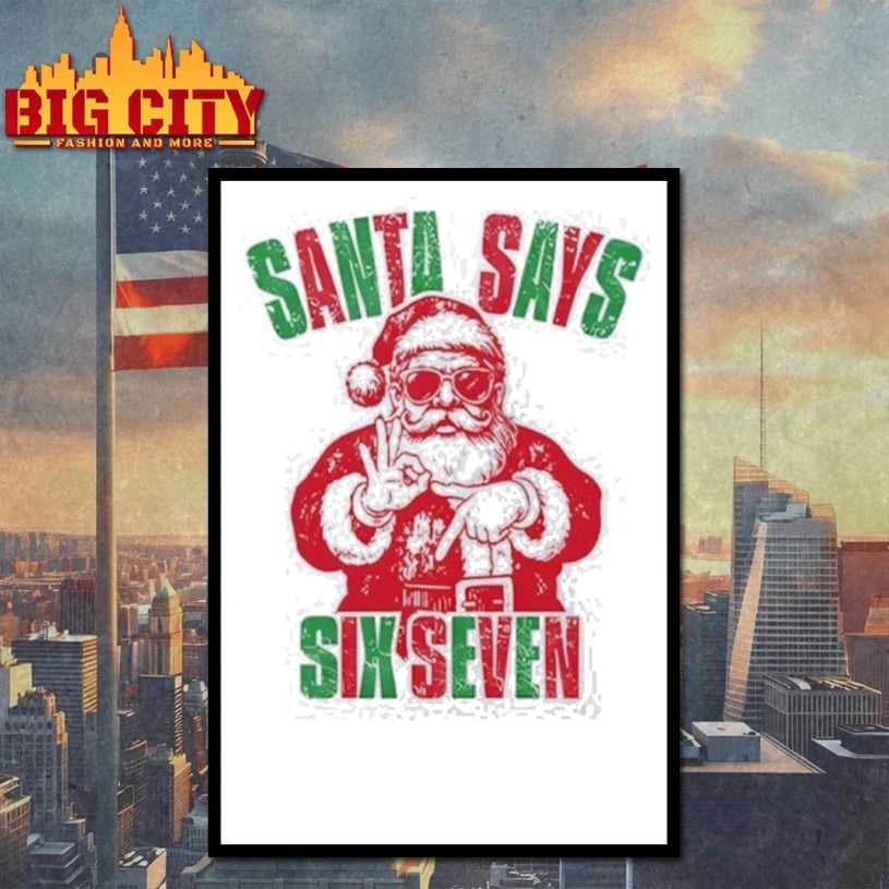 Santa Six Seven Christmas 2025 shirt