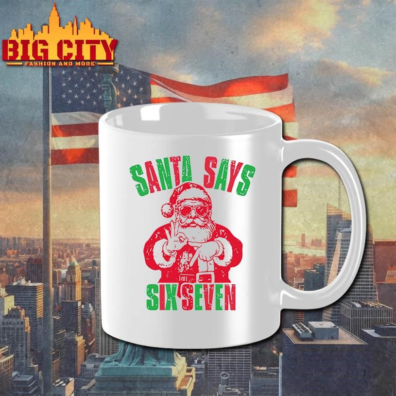 Santa Six Seven Christmas Shirt