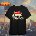Santa’s Favorite Teacher Lights hat shirt