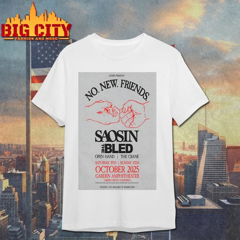 Saosin 10-11 10-12-2025 Garden Amp In Garden Grove CA Poster Shirts