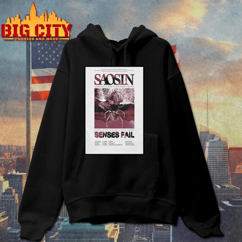 Saosin 2026 New Zealand Tour Poster T-shirt
