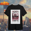 Saosin 2026 New Zealand Tour Poster T-shirt