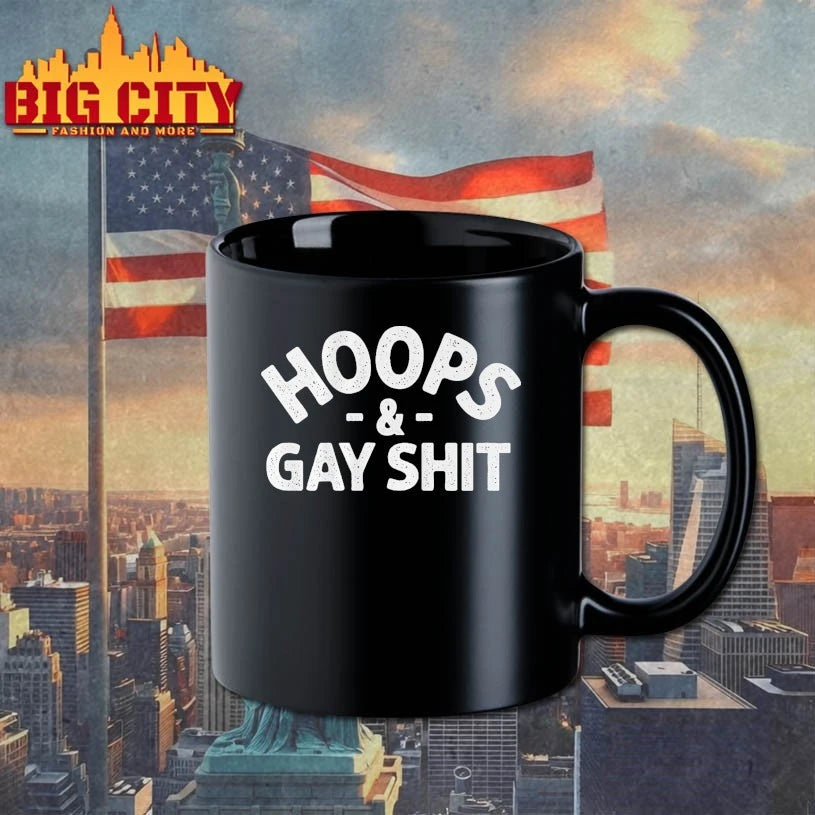 Sarah Spain Hoops &amp; Gay Shit t-shirt