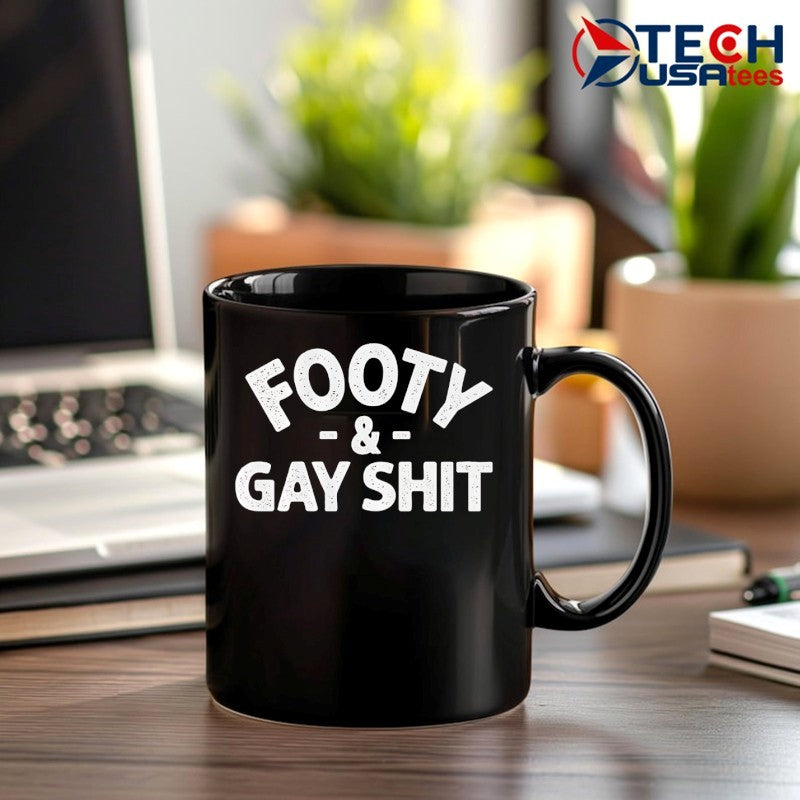 Sarah Spain footy and gay shit shirt