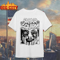 Sarah Squirm Metal Face Horror shirt