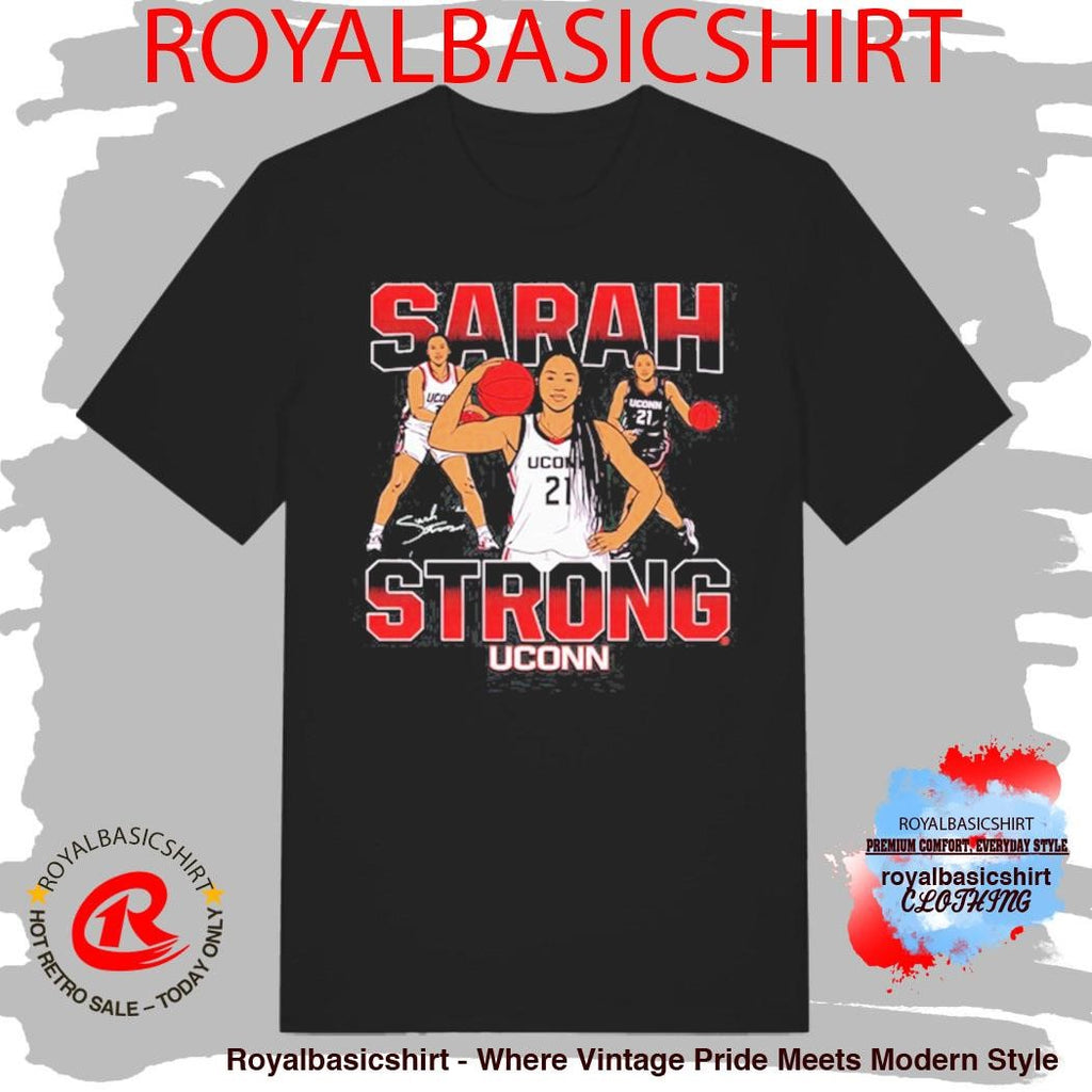 Sarah Strong Masterpiece Uconn Huskies Signature T-Shirt
