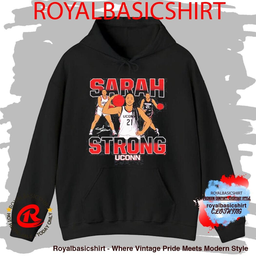Sarah Strong Masterpiece Uconn Huskies Signature T-Shirt