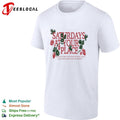 Saturdays at your place strawberries vintage quote text shirt