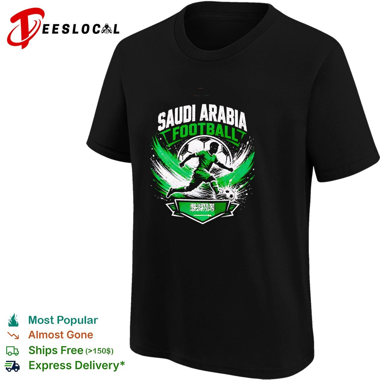 Saudi Arabia football soccer team shirt