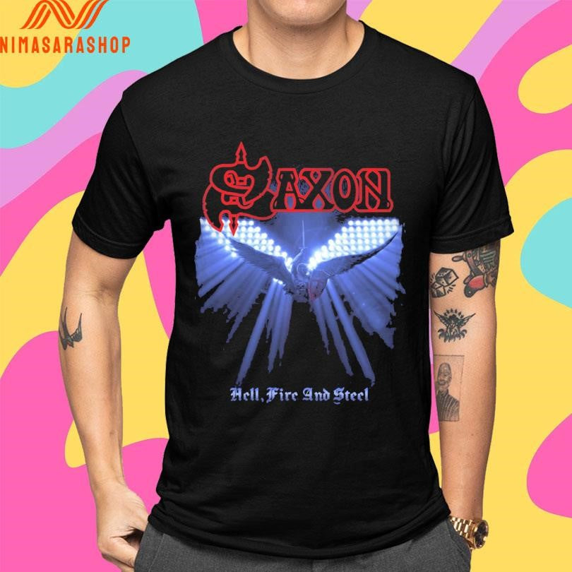 Saxon Hell Fire And Steel 2025 Shirts