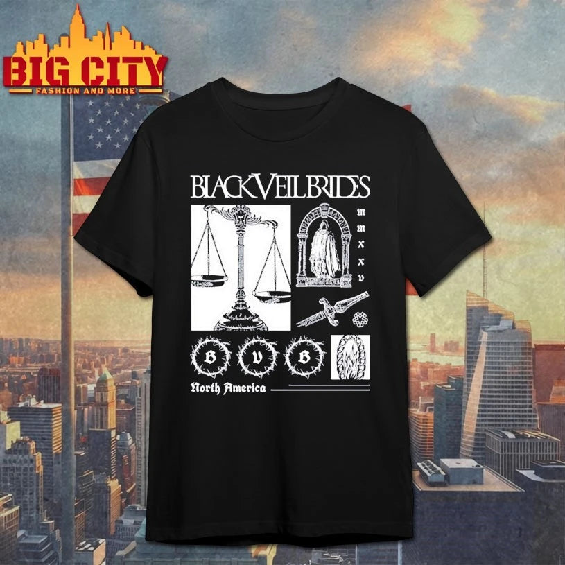 Scaled Of Justice Black Veil Brides 2025 shirt