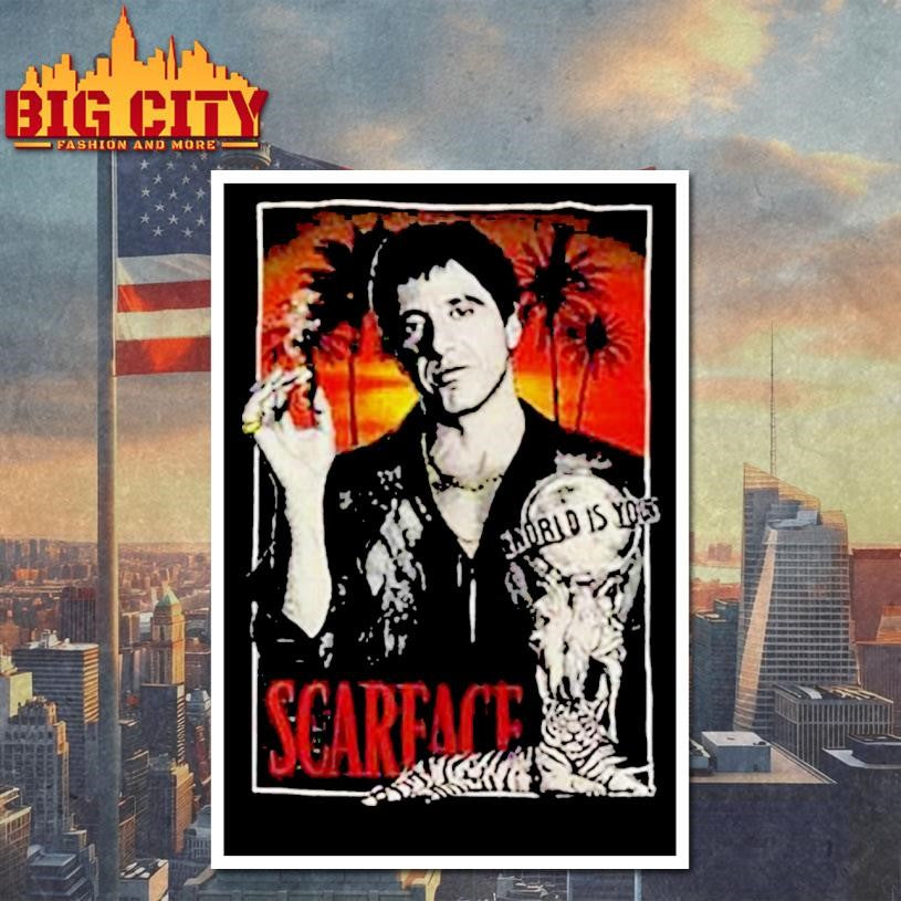 Scarface Smoking Miami 2025 Shirt