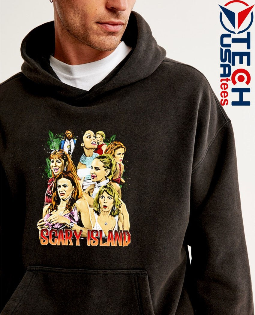 Scary Island funny shirt