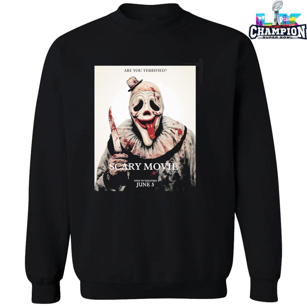 Scary Movie 6 Funny Art The Clown Are You Terrified Variant Shirt