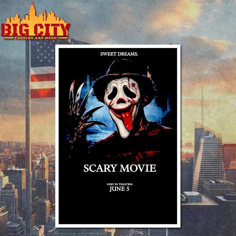 Scary Movie 6 Funny Freddy Krueger Sweet Dreams Variant Collage Shirt