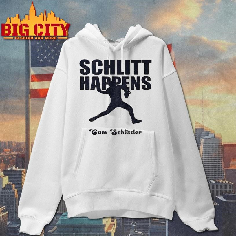 Schlitt Happens Cam Schlittler New York Yankees Baseball Vintage Shirt