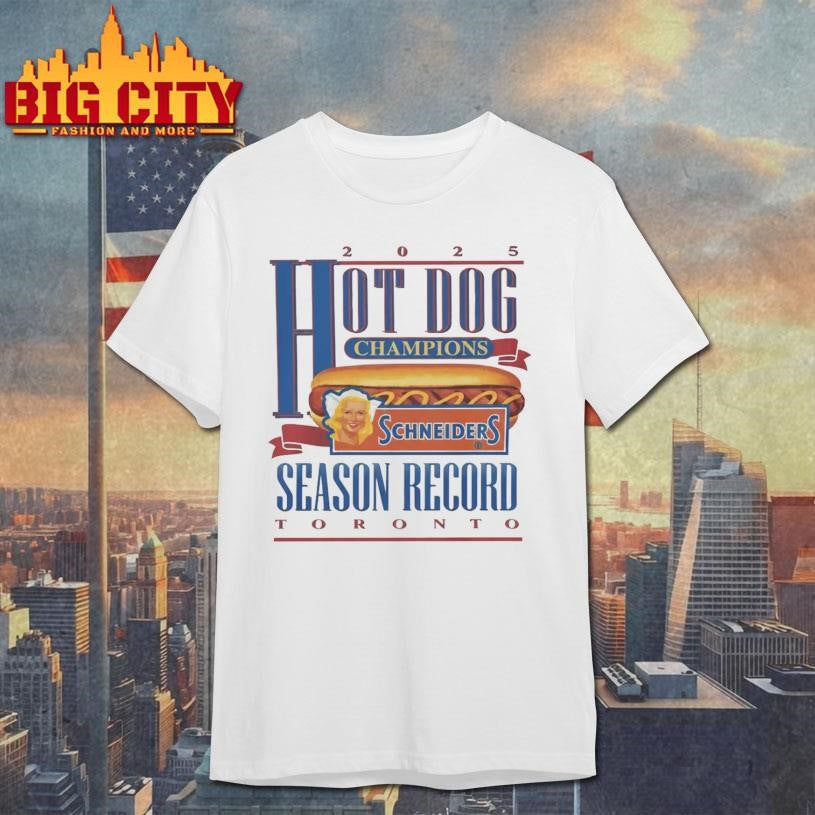 Schneiders 2025 Hot Dog Champions Shirt