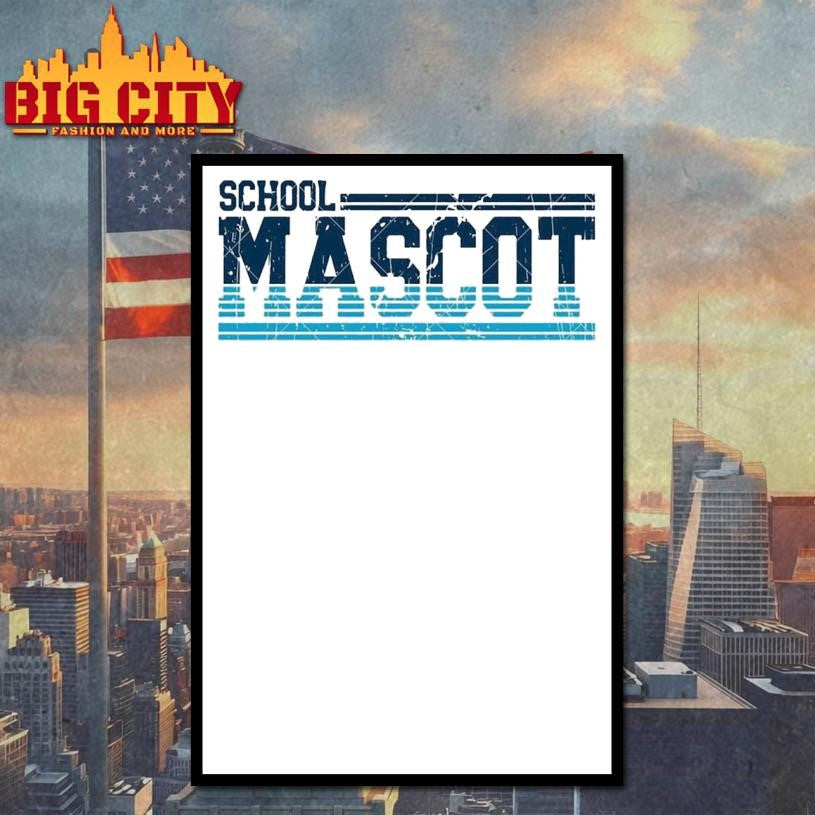 School Mascot Basketball Shirt