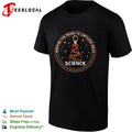 Science discovery road flask mapping the roads to limitless ideas shirt