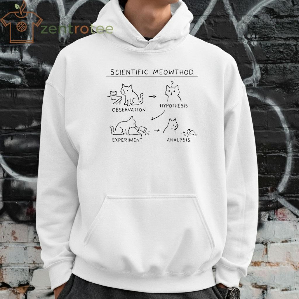 Scientific Meowthod Observation Hypothesis cat shirt