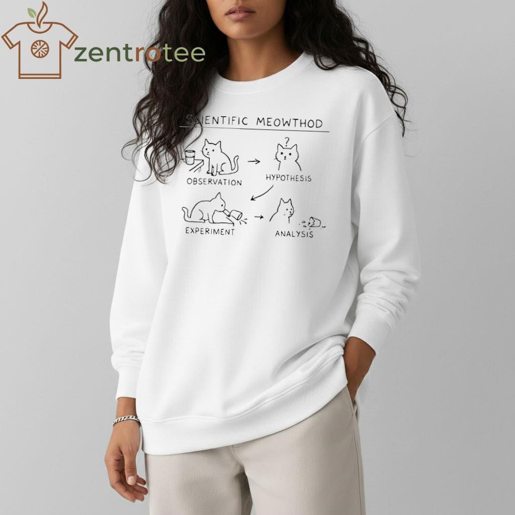 Scientific Meowthod Observation Hypothesis cat shirt