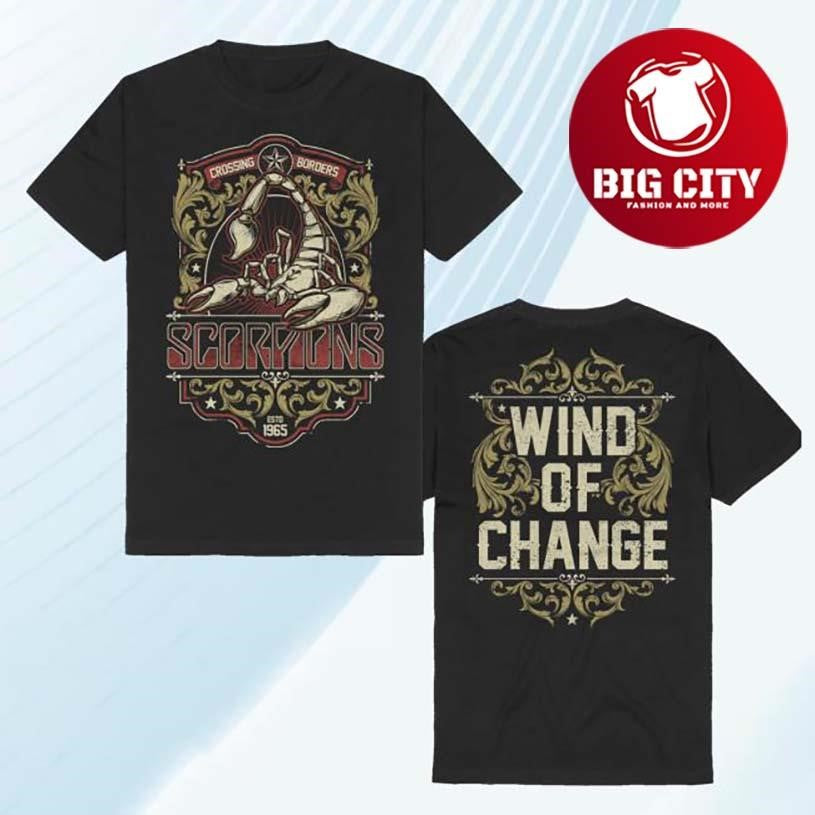 Scorpions Wind Of Change Two Sided Shirt