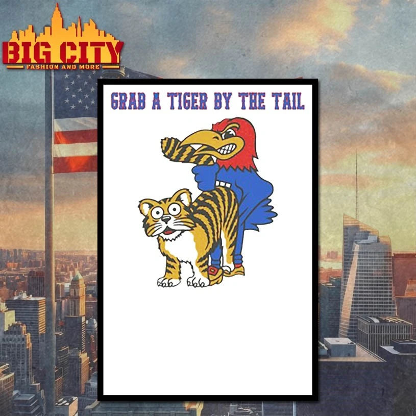 Scot Pollard Kansas Jayhawks Victory Missouri Tigers Grab A Tiger By The Tail Mascot shirt