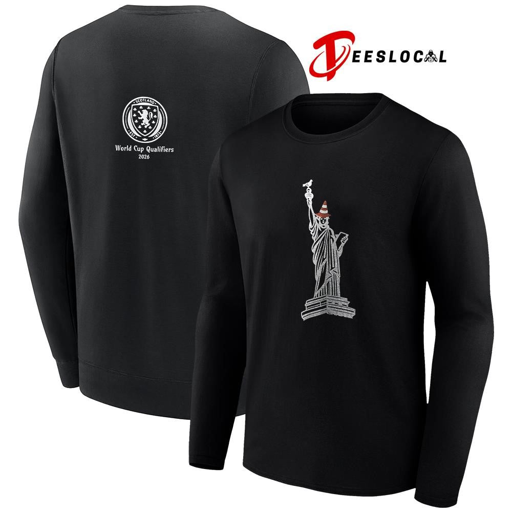 Scotland World Cup qualifiers Statue of Liberty shirt