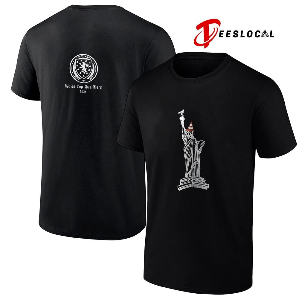 Scotland World Cup qualifiers Statue of Liberty shirt