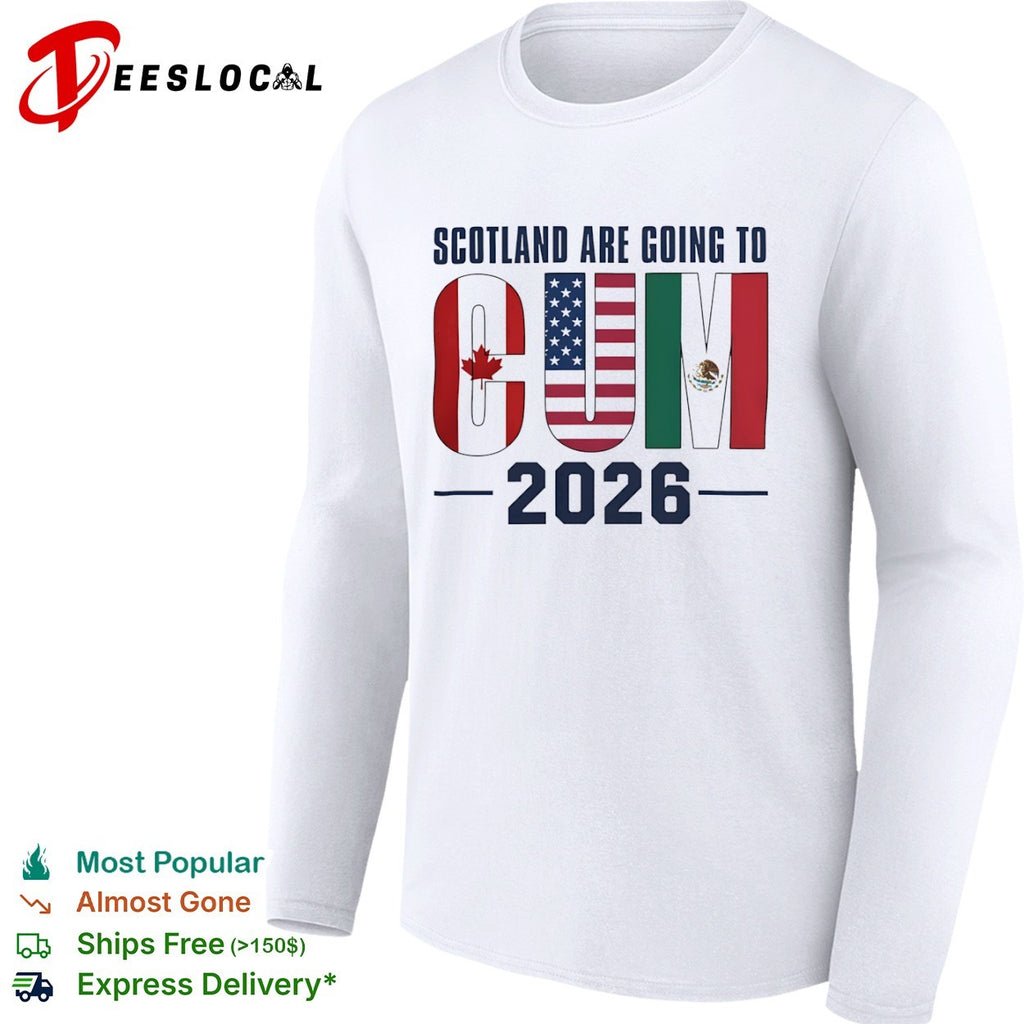 Scotland are going to CUM 2026 Canada USA Mexico FIFA World Cup soccer football shirt