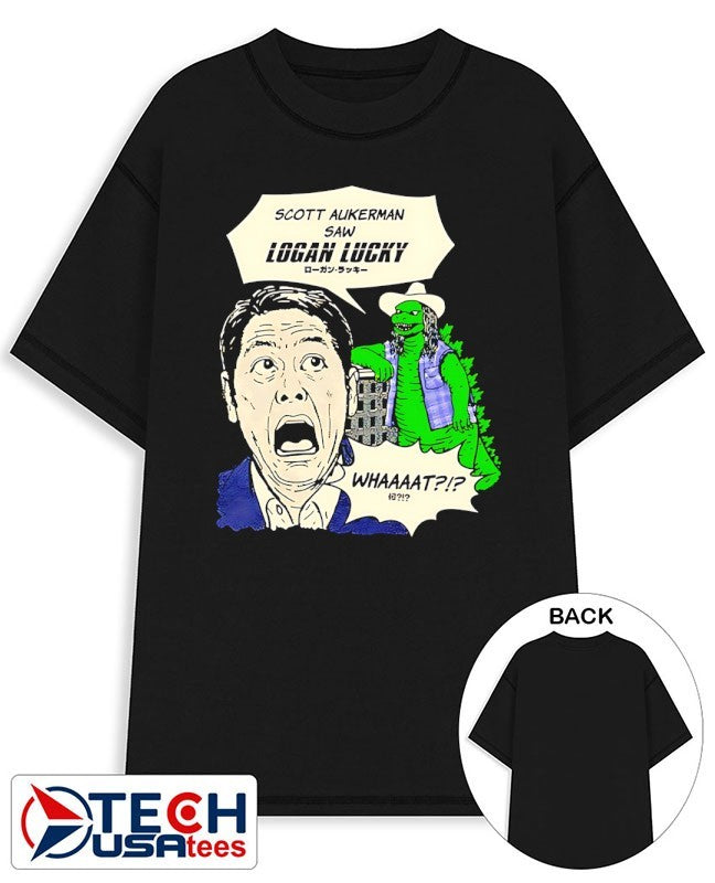 Scott Aukerman Saw Logan Lucky shirt