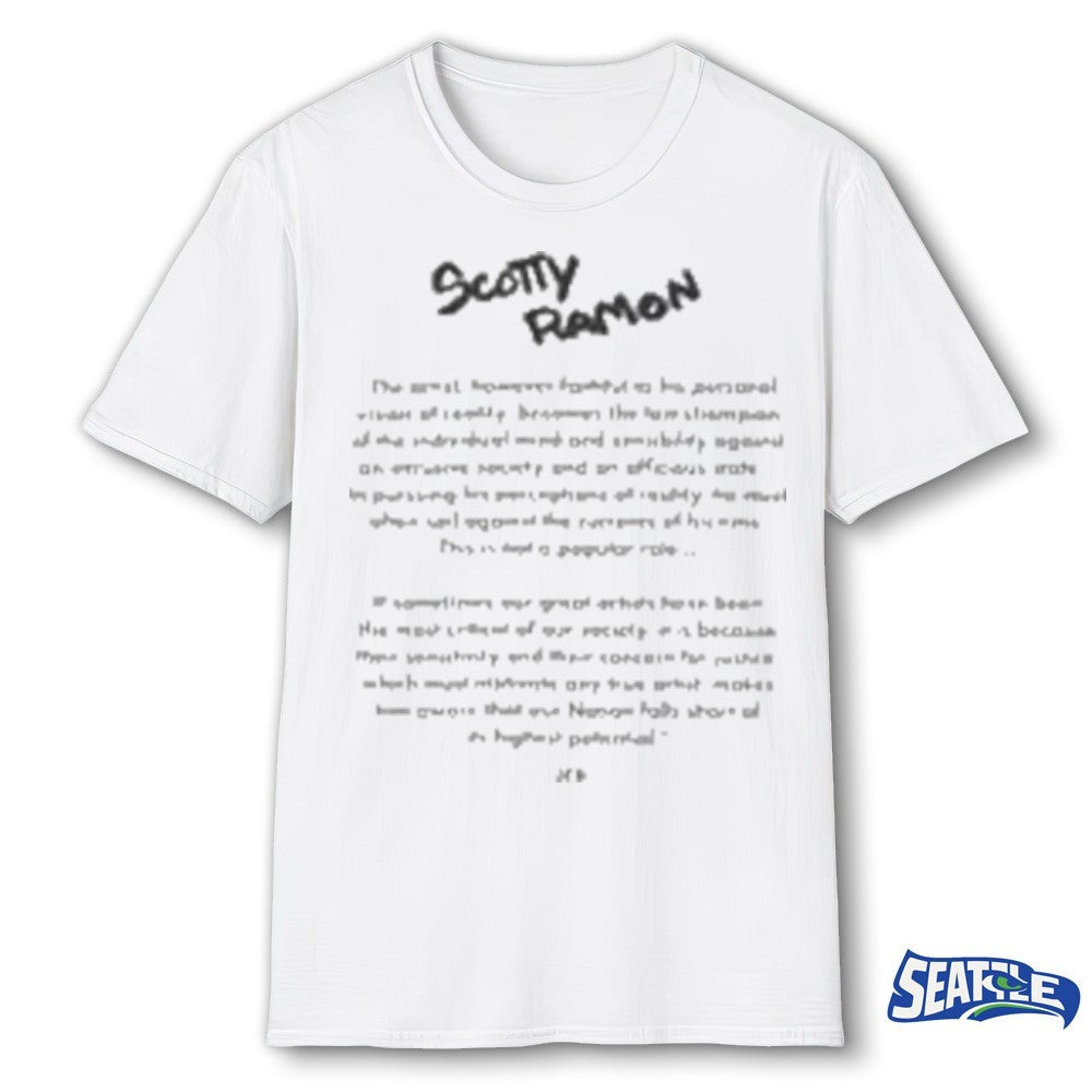 Scottyramon Merch Fuck Ice Scotty Ramon White Shirt