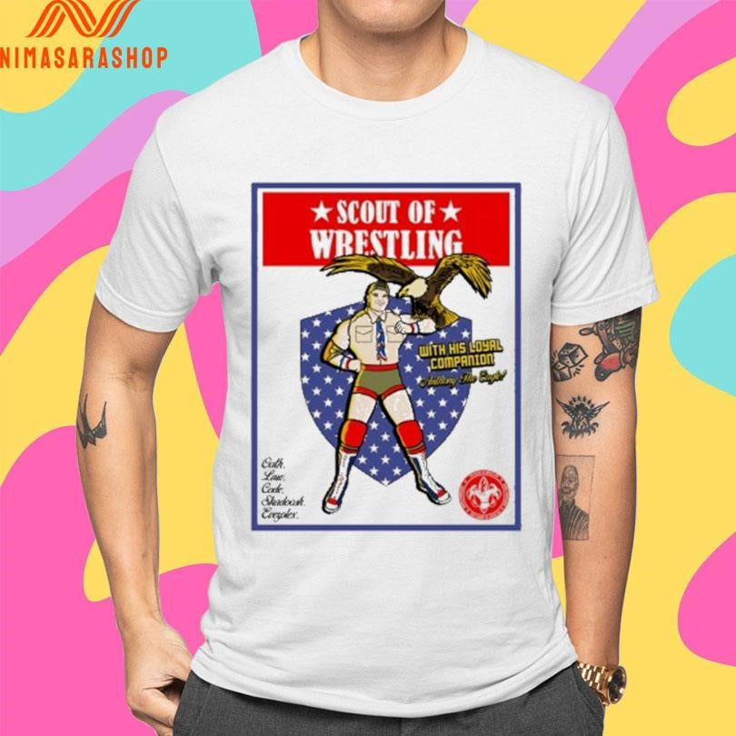 Scout Of Wrestling With His Loyal Companion Shirts