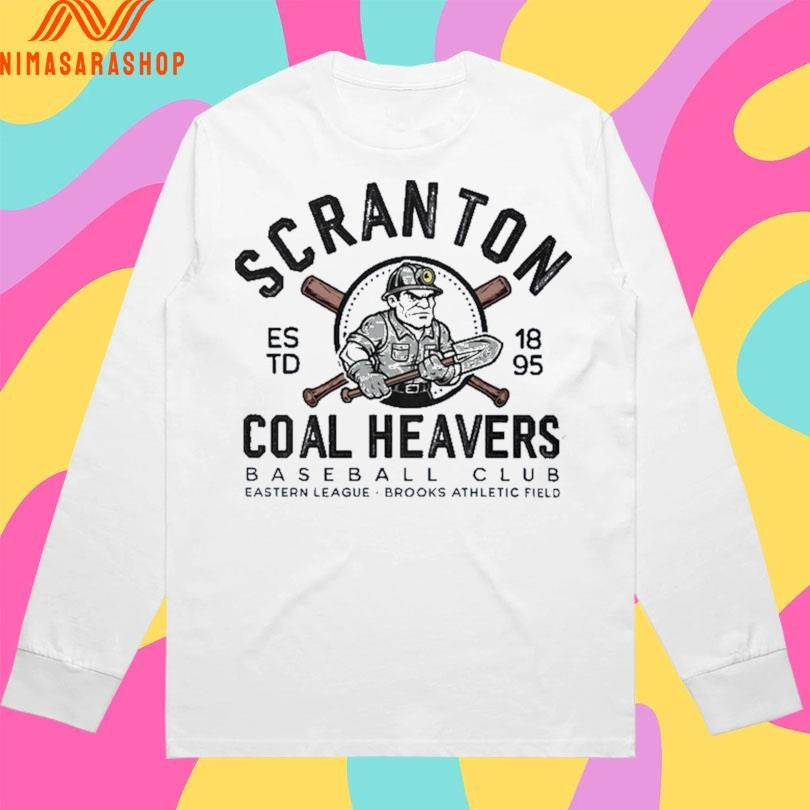 Scranton Coal Heavers Baseball Club Estd 1895 Eastern League Brooks Athletic Field Shirts